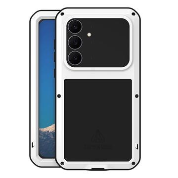 Samsung Galaxy S25 FE Love Mei Powerful Hybride Hoesje - Wit