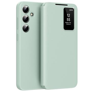 Samsung Galaxy S25 FE Smart Clear View Flip Case met kaartsleuf