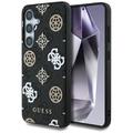 Samsung Galaxy S25 Guess 4G Printed Colored Peony Pattern MagSafe Hoesje - Zwart