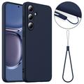 Samsung Galaxy S25 Liquid Siliconen Hoesje - MagSafe Compatibel - Donkerblauw