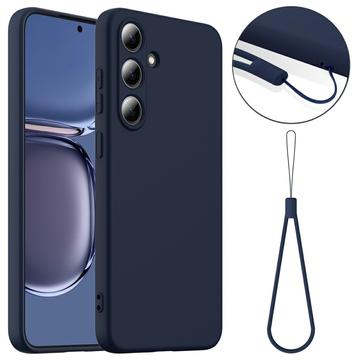 Samsung Galaxy S25 Liquid Siliconen Hoesje - MagSafe Compatibel - Donkerblauw