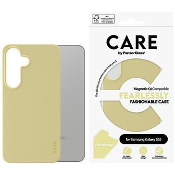 Samsung Galaxy S25 PanzerGlass Care Fearlessly Fashionable Hoesje - MagSafe Compatibel - Chardonnay