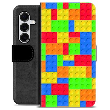 Samsung Galaxy S25+ Premium Portemonnee Hoesje - Blokken
