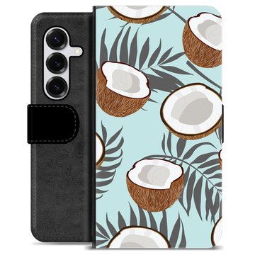Samsung Galaxy S25+ Premium Portemonnee Hoesje - Kokosnoot