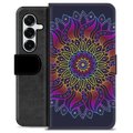 Samsung Galaxy S25+ Premium Portemonnee Hoesje - Kleurrijke Mandala