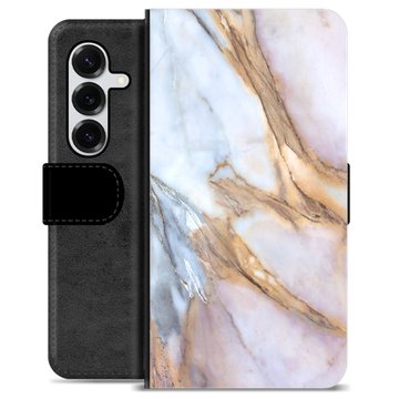 Samsung Galaxy S25+ Premium Portemonnee Hoesje - Elegant Marmer