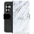 Samsung Galaxy S25+ Premium Portemonnee Hoesje - Marmer