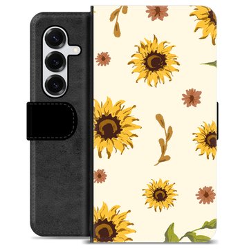 Samsung Galaxy S25+ Premium Portemonnee Hoesje - Zonnebloem