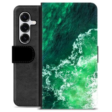 Samsung Galaxy S25+ Premium Portemonnee Hoesje - Golven
