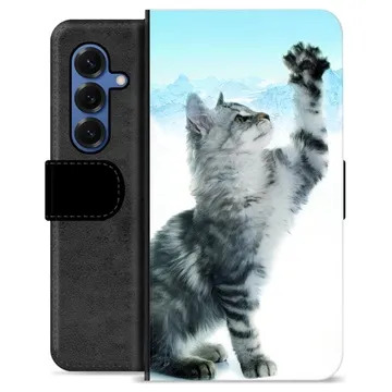 Samsung Galaxy S25 Premium Portemonnee Hoesje - Kat