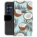 Samsung Galaxy S25 Premium Portemonnee Hoesje - Kokosnoot