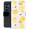 Samsung Galaxy S25 Premium Portemonnee Hoesje - Citroen Patroon