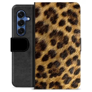 Samsung Galaxy S25 Premium Portemonnee Hoesje - Luipaard