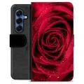 Samsung Galaxy S25 Premium Portemonnee Hoesje - Roos