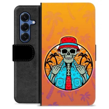 Samsung Galaxy S25 Premium Portemonnee Hoesje - Skelet Zomer