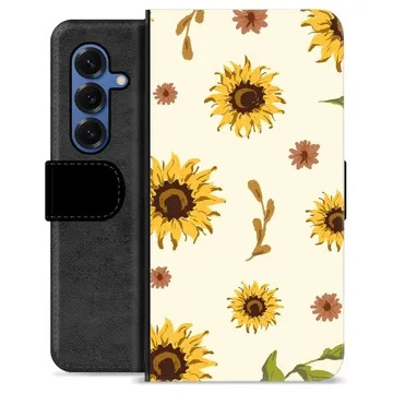 Samsung Galaxy S25 Premium Portemonnee Hoesje - Zonnebloem