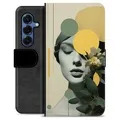 Samsung Galaxy S25 Premium Portemonnee Hoesje - Vintage Stemming