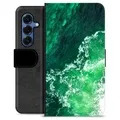 Samsung Galaxy S25 Premium Portemonnee Hoesje - Golven