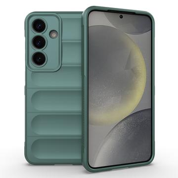 Samsung Galaxy S25 Rugged TPU Hoesje - Groen