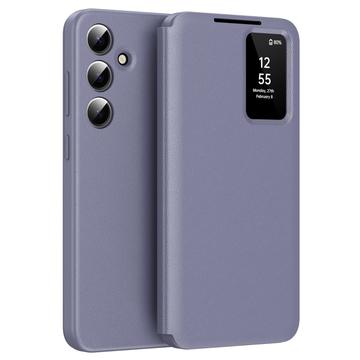 Samsung Galaxy S25 Smart Clear View Flip Hoesje met kaartsleuf