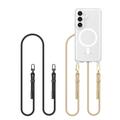 Samsung Galaxy S25 Tech-Protect FlexAir Chain MagSafe hoesje - Zwart & Taupe