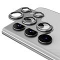 Samsung Galaxy S25 Ultra Hat Prince Full Cover Camera Lens Glazen Protector - Grijs