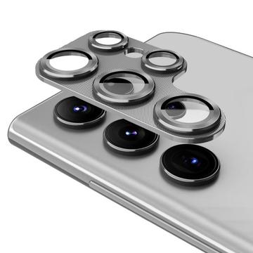 Samsung Galaxy S25 Ultra Hat Prince Full Cover Camera Lens Glazen Protector - Grijs