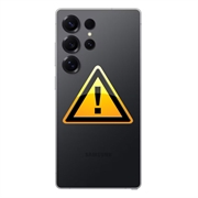 Samsung Galaxy S25 Ultra Batterij Cover Reparatie - Titanium zwart