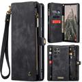 Samsung Galaxy S25 Ultra Caseme 008 2-in-1 Multifunctionele portemonneehoes - Zwart