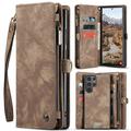 Samsung Galaxy S25 Ultra Caseme 008 2-in-1 Multifunctionele portemonneehoes - Bruin