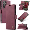 Samsung Galaxy S25 Ultra Caseme 013 Series Portemonnee Hoesje - Wijnrood