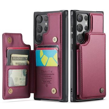 Samsung Galaxy S25 Ultra Caseme C22 Hoesje RFID-kaart portemonnee - Rood