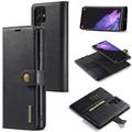 Samsung Galaxy S25 Ultra DG.Ming Afneembare Leren Portemonnee Hoesje - Zwart