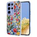 Samsung Galaxy S25 Ultra TPU-hoesje met bloemenpatroon - Lelies