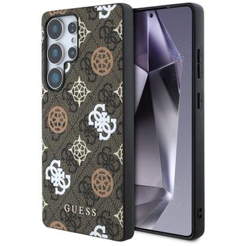 Samsung Galaxy S25 Ultra Guess 4G Printed Colored Peony Pattern MagSafe hoesje