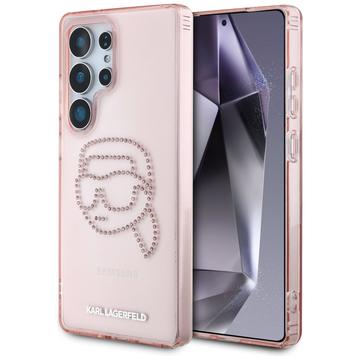 Samsung Galaxy S25 Ultra Karl Lagerfeld Rhinestones Karl Head Logo Hoesje