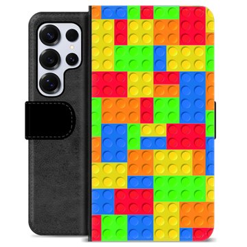 Samsung Galaxy S25 Ultra Premium Portemonnee Hoesje - Blokken