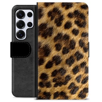 Samsung Galaxy S25 Ultra Premium Portemonnee Hoesje - Luipaard