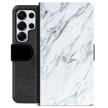 Samsung Galaxy S25 Ultra Premium Portemonnee Hoesje - Marmer