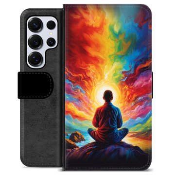 Samsung Galaxy S25 Ultra Premium Portemonnee Hoesje - Meditatie