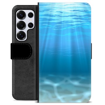 Samsung Galaxy S25 Ultra Premium Portemonnee Hoesje - Zee