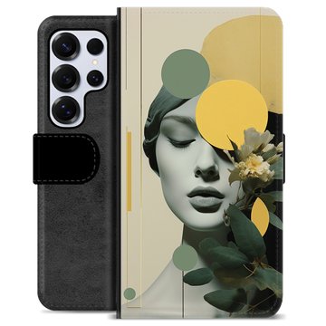 Samsung Galaxy S25 Ultra Premium Portemonnee Hoesje - Vintage Stemming