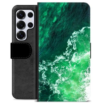 Samsung Galaxy S25 Ultra Premium Portemonnee Hoesje - Golven