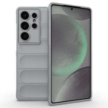 Samsung Galaxy S25 Ultra Rugged TPU Hoesje - Lichtgrijs