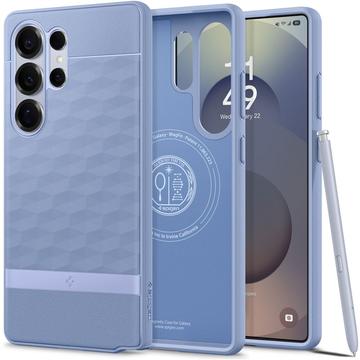 Samsung Galaxy S25 Ultra Spigen Parallax Mag Hybride Hoesje - Paarsachtig