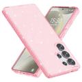 Samsung Galaxy S25 Ultra Stylish Glitter Series Hybride Hoesje - Roze