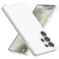 Samsung Galaxy S25 Ultra Stylish Glitter Series Hybride Hoesje - Wit