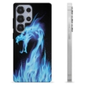 Samsung Galaxy S25 Ultra TPU-hoesje - Blauwe Vuurdraak