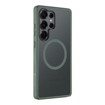 Samsung Galaxy S25 Ultra Tactical MagForce Hyperstealth Hybride Hoesje - Bosgroen
