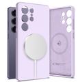 Samsung Galaxy S25 Ultra Tech-Protect Vloeibaar Siliconen Hoesje - MagSafe Compatibel - Mauve